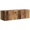 vidaXL Conjunto de mueble para TV de pared 6 pcs Madera envejecida