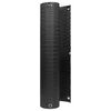 vidaXL Pantalla de Balc&oacute;n con Ojetes 400 x 80 cm rat&aacute;n sint&eacute;tico Negro
