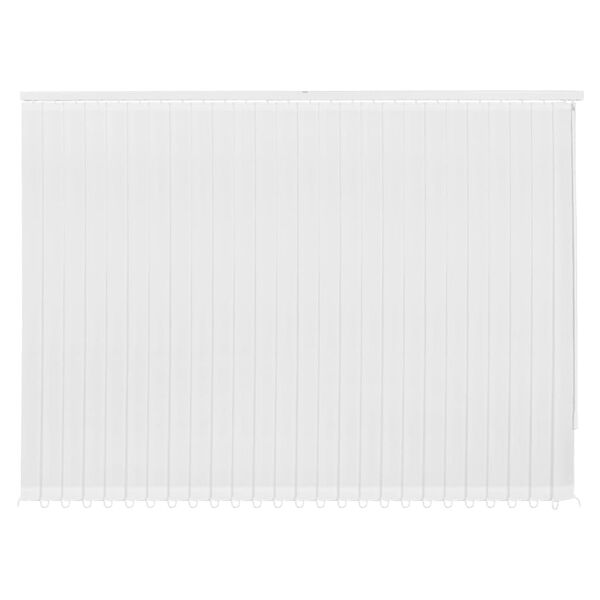 vidaXL Persiana vertical tela 120x180 cm blanca