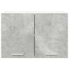vidaXL Mueble colgante con puerta Riga Gris Concreto y 60 x 31 x 40 cm