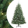 vidaXL &Aacute;rbol de Navidad artificial con ramas articuladas Verde 210 cm