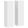 vidaXL Soporte de plantas 2 uds madera ingenier&iacute;a blanco 17x17x60 cm
