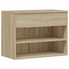 vidaXL Zapatero madera contrachapada roble Sonoma 60x30x45 cm
