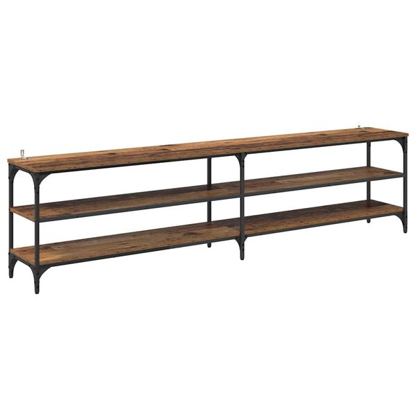vidaXL Gabinete de TV Madera Vieja 200 x 30 x 50 cm