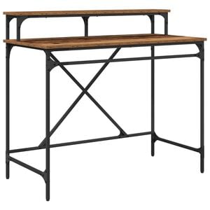 vidaXL Escritorio Madera Vieja 100 x 50 x 90 cm Madera contrachapada