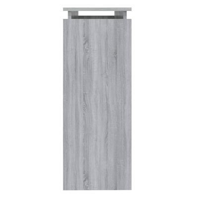 vidaXL Mesa consola madera contrachapada gris Sonoma 102x30x80 cm