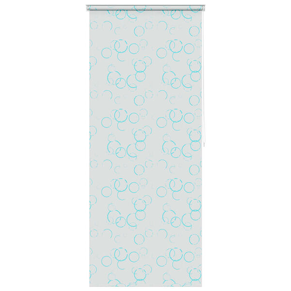 vidaXL Persiana enrollable de ducha burbujas 80x240 cm