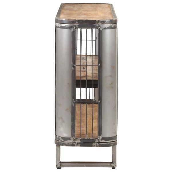 vidaXL Aparador de madera maciza de mango 120x30x73 cm