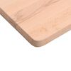 vidaXL Tablero de escritorio madera maciza de haya 80x(36-40)x2,5 cm