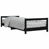 vidaXL Estructura de cama para ni&ntilde;os madera de pino negro 90x190 cm