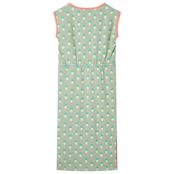 Vestido infantil verde menta viejo 116