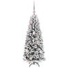 vidaXL &Aacute;rbol de Navidad artificial 120 cm PVC y Pl&aacute;stico y Acero y PE