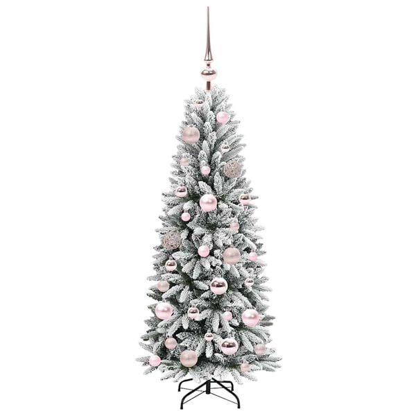 vidaXL &Aacute;rbol de Navidad artificial 120 cm PVC y Pl&aacute;stico y Acero y PE