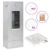 vidaXL Horno ahumador de BBQ con generador humo fr&iacute;o acero galvanizado
