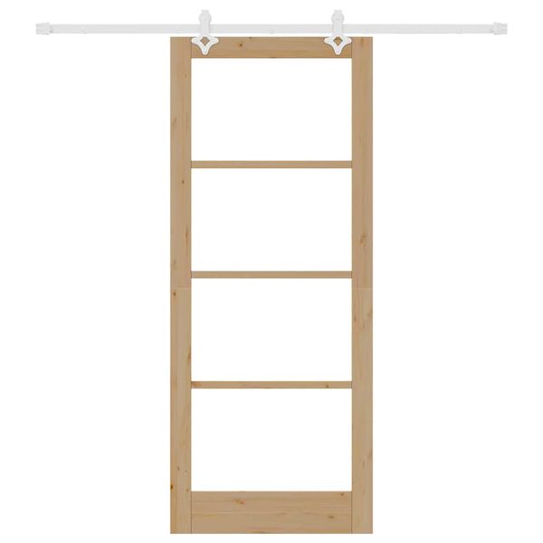 vidaXL Puerta Corredera Natural 86 x 211 cm