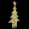 vidaXL &Aacute;rbol de Navidad con 240 LED c&aacute;lido 181 cm PET