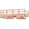 vidaXL Juego de sof&aacute;s de jard&iacute;n 6 pzas madera maciza de abeto Douglas