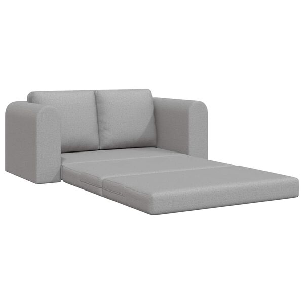 vidaXL Sof&aacute; cama 60cm Gris Nube tela