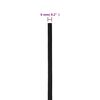 vidaXL Cuerda de barco polipropileno negro intenso 6 mm 250 m