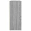 vidaXL Aparador de madera contrachapada gris Sonoma 60x30x75 cm
