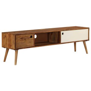 vidaXL Mueble para TV madera maciza de acacia 140x30x40 cm