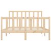 vidaXL Estructura de cama de madera maciza 140x200 cm