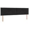 vidaXL Cabecero Negro 180 cm Terciopelo