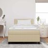 vidaXL Cama tipo Box Spring Gris claro y . 120 x 200 cm Tela de Pana
