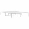 vidaXL Estructura de cama sin colch&oacute;n metal blanco 160x200 cm