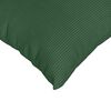 vidaXL Cojines de sofá 2 pcs Verde oscuro 80 x 40 cm Tela de pana