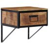 vidaXL Mesita de noche madera maciza de mango 40x35x40 cm