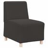 vidaXL Unidad de Sof&aacute; Modular sin Brazos Gris oscuro
