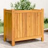 vidaXL Jardinera con forro madera maciza de acacia 54x31x50 cm