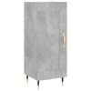 vidaXL Aparador de madera contrachapada gris hormig&oacute;n 34,5x34x90 cm