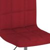 vidaXL Sillas de comedor giratorias 2 unidades tela rojo vino tinto