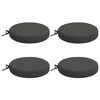 vidaXL Cojines de Asiento de 4 Piezas SOEST 4 uds. 100% Poli&eacute;ster