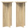 vidaXL Soporte de plantas 2 pcs Roble Sonoma 40 x 40 x 80 cm