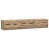 vidaXL Mueble de TV con caj&oacute;n Roble Artesanal 147 x 34,5 x 27 cm
