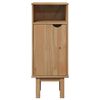 vidaXL Mueble de ba&ntilde;o OTTA madera maciza de pino 35x30x90 cm