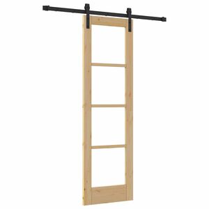 vidaXL Puerta Corredera ORKDAL Natural 61 x 198,5 cm