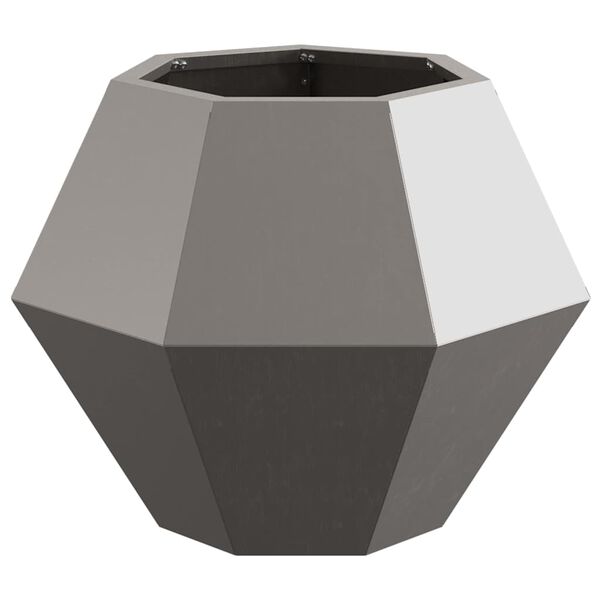 vidaXL Jardinera Oxidado 50 x 50 x 40 cm Acero autopatinable