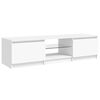 vidaXL Mueble para TV con luces LED blanco 140x40x36 cm