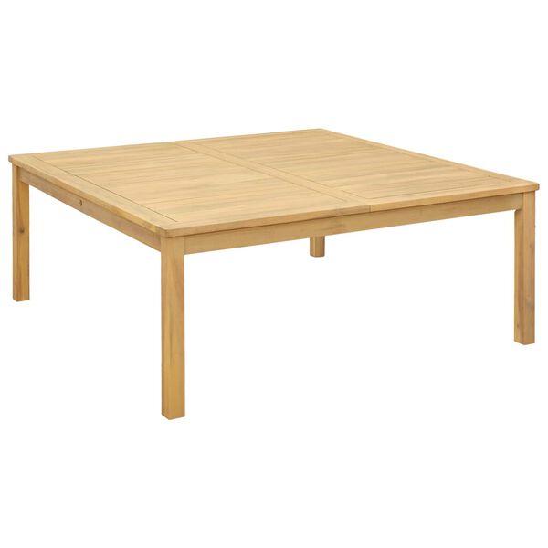 vidaXL Mesa de centro de jard&iacute;n madera maciza de acacia 110x110x45 cm