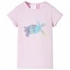 vidaXL Camiseta infantil color lila 116