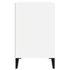 vidaXL Mueble zapatero madera contrachapada blanco brillo 102x36x60 cm