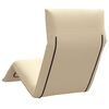 vidaXL Tumbona plegable beige 175x54x8,5 cm Tejido Oxford