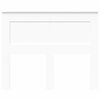 vidaXL Cabecero con cabecera 135 cm Madera contrachapada