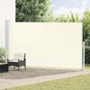 vidaXL Toldo lateral retr&aacute;ctil para patio crema 200x500 cm