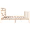 vidaXL Estructura de cama de madera maciza de pino 140x190 cm