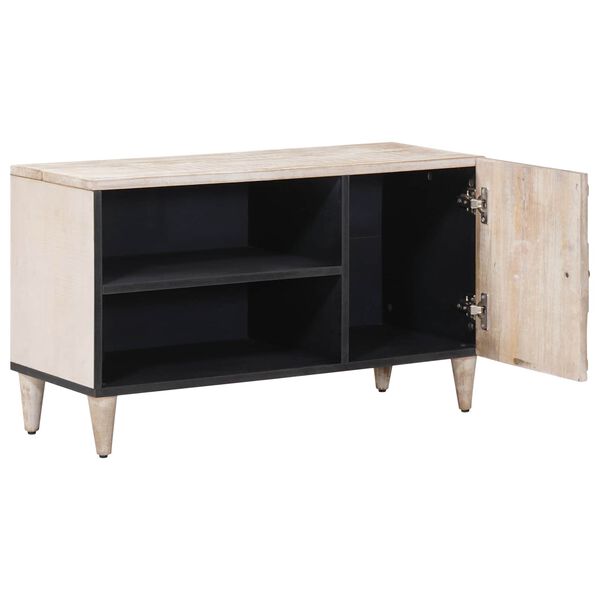 vidaXL Mueble de TV 80 x 31,5 x 46 cm Madera de mango maciza